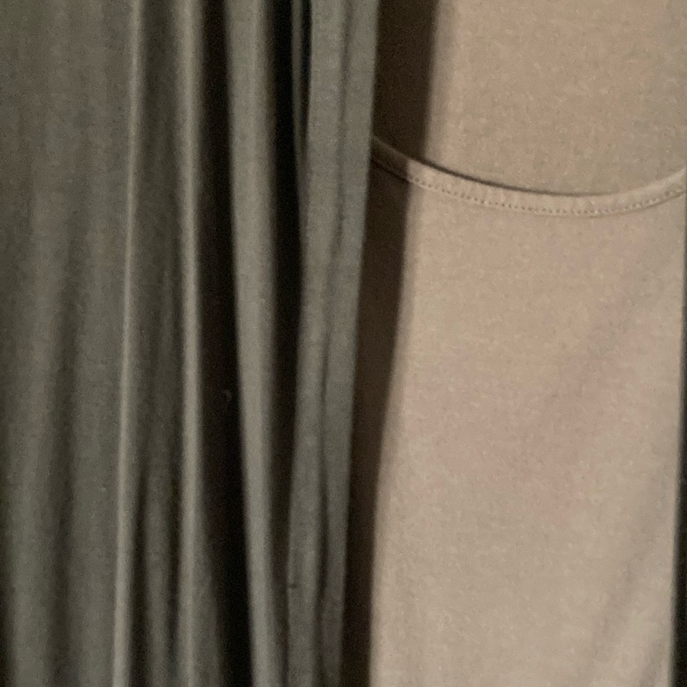 J.Jill Khaki Wearever Stretch Cardigan - Picture 4 of 5